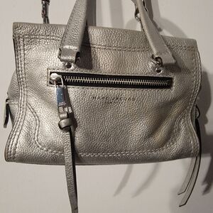 Marc Jacobs Metallic Silver Satchel